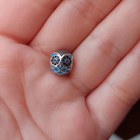 2xHost Pick 🌟925 Sterling Silver Retro Owl Charm - Picture 4 of 6